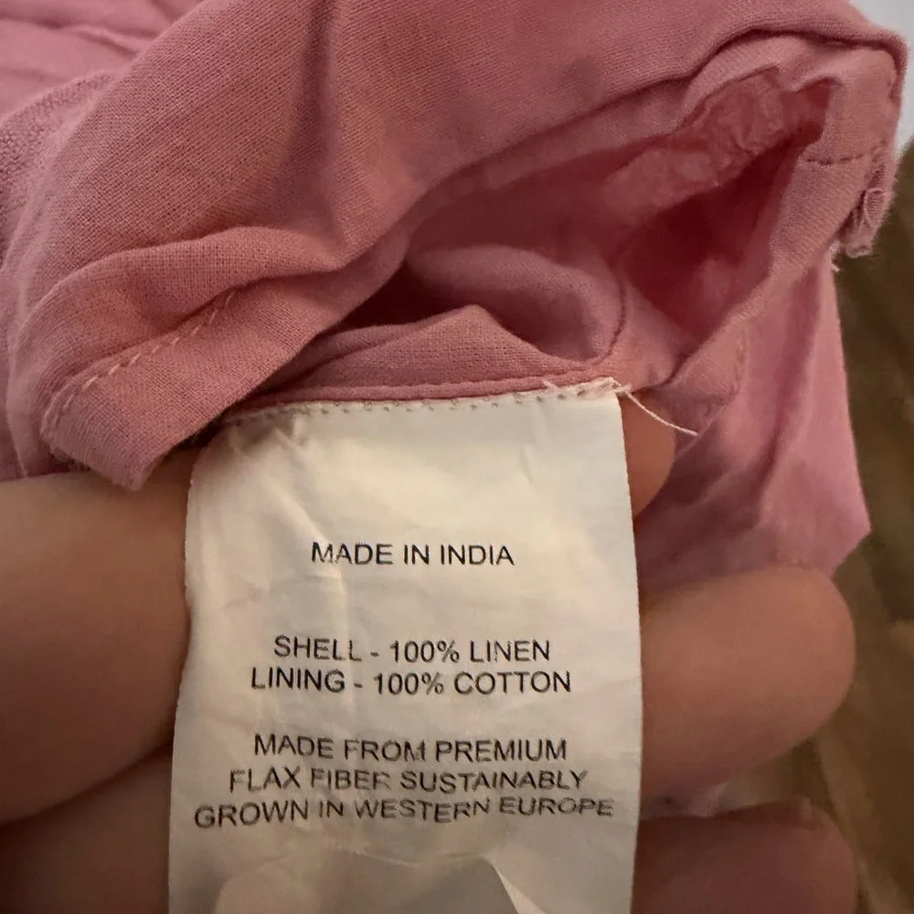 Quince Blush Pink Sleeveless Midi Dress - Picture 8 of 9